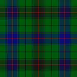 Multiple checks&nbsp;– Davidson, a green ground with equal blue and black bands, then with red, blue, and black over-checks.