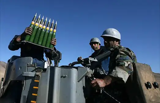35&nbsp;mm AHEAD loaded on Oerlikon twin-gun