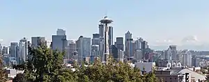 Downtown Seattle as seen from Kerry Park in October 2019