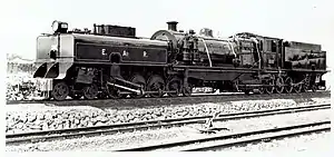 East African Railways publicity photograph of no.&nbsp;5017, c. 1953