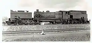 East African Railways publicity photograph of no.&nbsp;5302 Iringa, c. 1953
