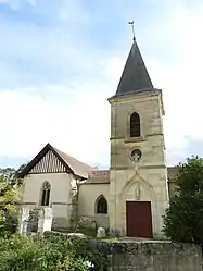 The church in Villotte-devant-Louppy