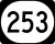 Kentucky Route 253 marker