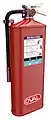 A 10&nbsp;lb (4.5&nbsp;kg) stored pressure purple-K fire extinguisher