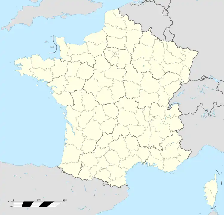 Chartres is located in France