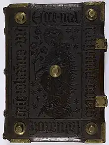 Front cover of Historia Scholastica by Petrus Comestor. Germany (Amerbach), c. 1451