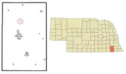 Location of Pickrell, Nebraska