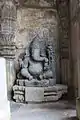Sculpture of Ganesha in the entrance mantapa in the Mallikarjuna temple at Basaralu