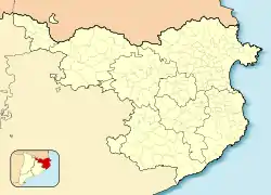 Meranges is located in Province of Girona