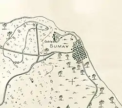 Map of Sumay on Apra Harbor, 1912
