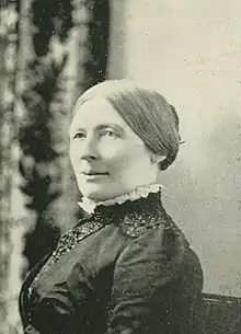 Bust-length portrait of Harriet Newell Haskell