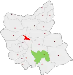 Location of Hashtrud County in&nbsp;East&nbsp;Azerbaijan&nbsp;province
