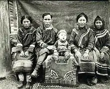 Image 24A Nanai family in traditional costumes (from Indigenous peoples of Siberia)