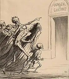 The Witnesses - The War Council (1872), lithograph, 25.3 × 22.2&nbsp;cm., Metropolitan Museum of Art, New York