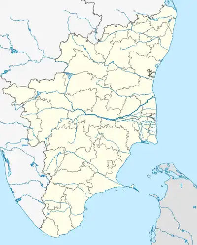 Map of the main forts of the Coromandel Coast in the current Indian state of Tamil Nadu