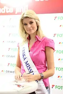 Česká Miss 2009, Iveta Lutovská, South Bohemian Region