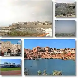General view of city and port&nbsp;• Roman Amphitheater• Al-Baath Stadium&nbsp;• Entrance of Roman Theater• Landscape of Jableh&nbsp;• Port