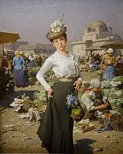 Young Womanat the Market