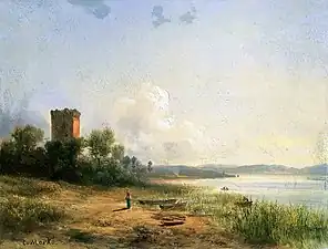 View of Lake Trasimeno