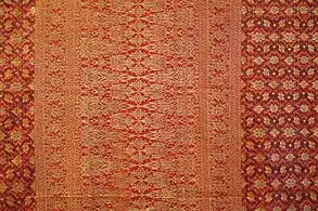 Terengganu songket, the Limar Songket Bertabur cloth from the 19th century, the collection of Textile Museum, George Washington University.
