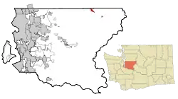 Location of Baring, Washington