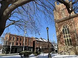 King Street East and historic Little Trinity Church