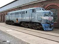 Used as a prop for the 2007 Ghost Rider film, preserved L 1169 at Newport Workshops