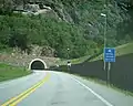 The Lærdal Tunnel is the longest road tunnel in the world, 24.5 km (15.2 mi).