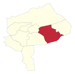 Location of Bafq County in&nbsp;Yazd&nbsp;province