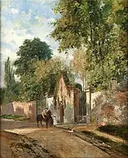 Rue des Capucines à Bellevue, c.&nbsp;1890-1900