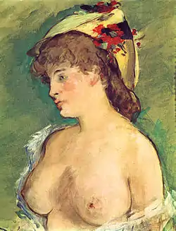 Blonde Woman with Bare Breasts (c.&nbsp;1878) by Édouard Manet