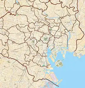 Yumenoshima is located in Special wards of Tokyo