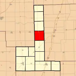 Location in Ford County