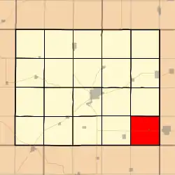 Location in Crawford County