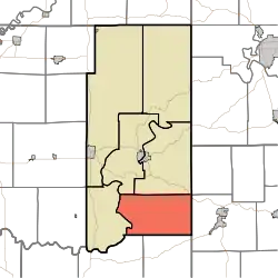 Location in Martin County
