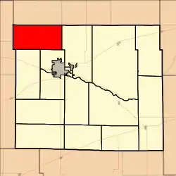 Location in Ford County