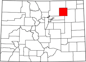 State map highlighting Morgan County