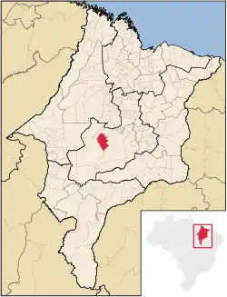 Location in Maranhão state