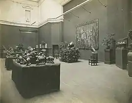 Memorial Exhibition of the Works in Sculpture by the Late Edward Kemeys, December 1907, at Corcoran Gallery of Art in Washington, D.C.