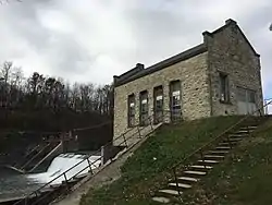Powerhouse and Dam on the Cedar River