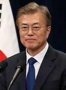 &nbsp;South KoreaMoon Jae-in, President
