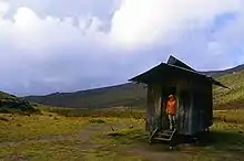 Liki North Hut is a small bothy in the Liki North Valley. It offers little more than shelter from the weather.