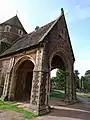 Entry porch to the non-conformist chapel.