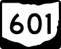 State Route 601 marker