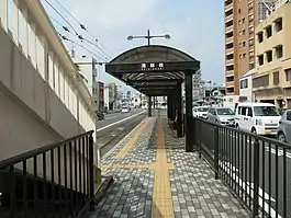 The last stop Seikibashi Station(before constructing barrier-free)