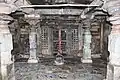 Navaranga (closed mantapa or hall) facing a shrine in Kalleshwara temple, Hire Hadagali
