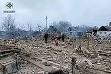 Destruction in&nbsp;Pavlohrad after Russian shelling (Dnipropetrovsk Oblast), 1 May 2023