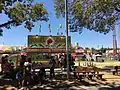 People line up for funnel cakes at the Yolo County Fair