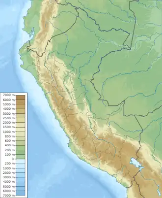 Misti is located in Peru