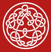 This knotwork by Steve&nbsp;Ball illustrates King Crimson's Discipline and is the logo of Discipline Global Mobile